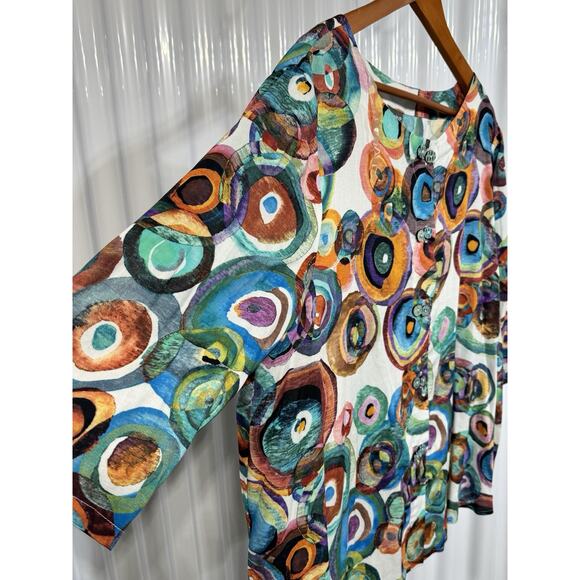 NICHE Nilgun Derman NWT Paloma Poppies Size XL Artsy Colorful - Picture 9 of 9